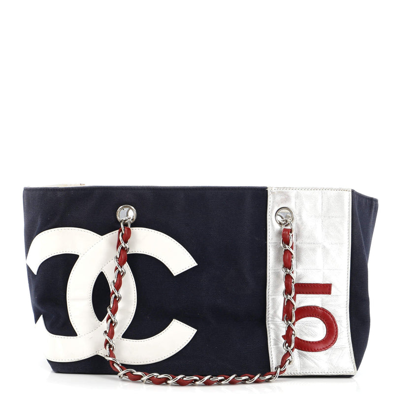 Chanel No.5 Tote Canvas And Leather
