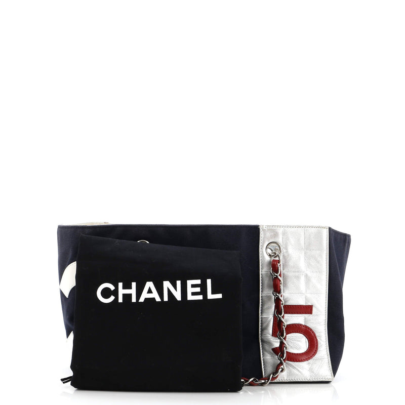 Chanel No.5 Tote Canvas And Leather