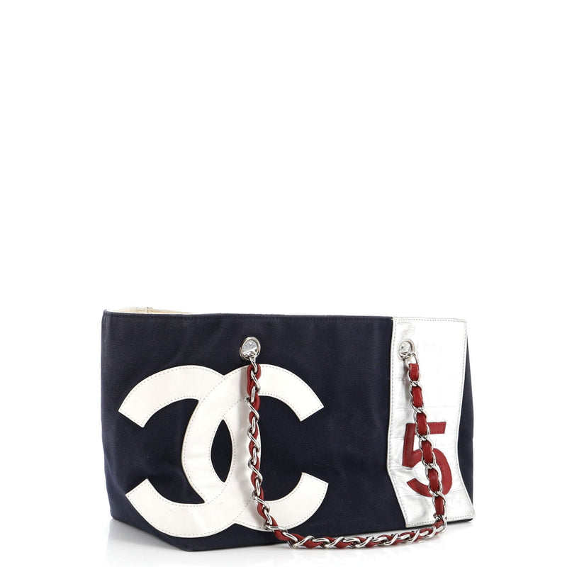 Chanel No.5 Tote Canvas And Leather