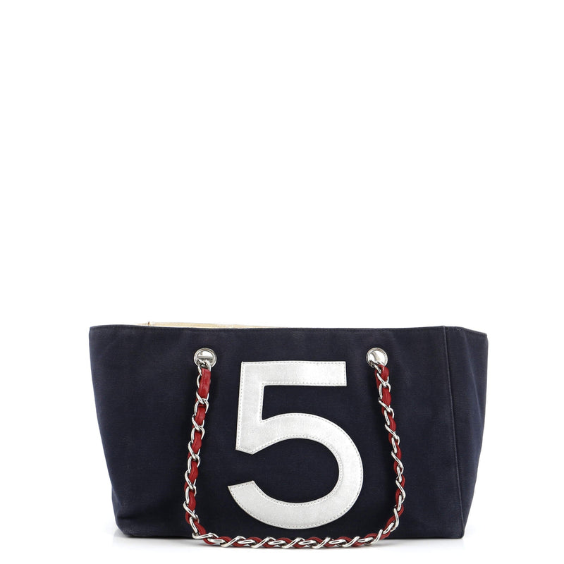 Chanel No.5 Tote Canvas And Leather