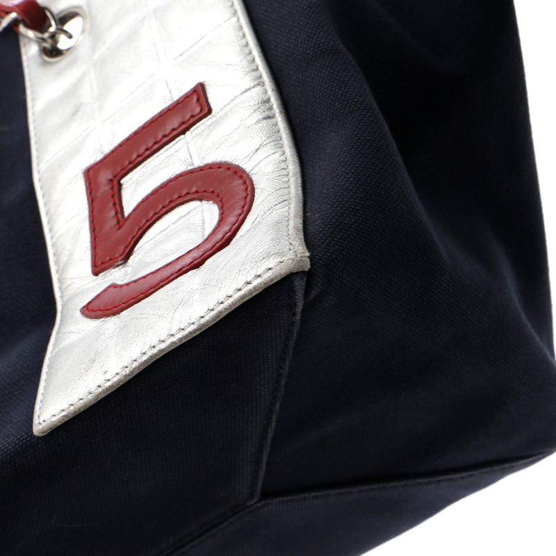 Chanel No.5 Tote Canvas And Leather