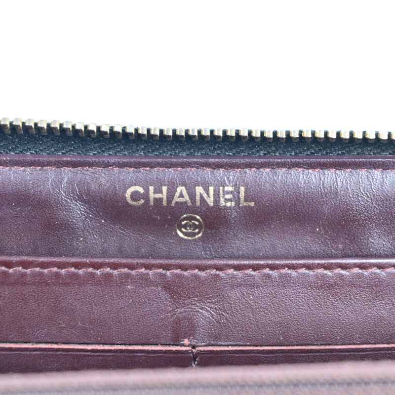 Chanel Zippy Wallet Matelasse Purse