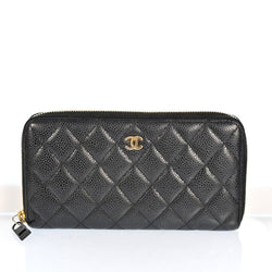 Chanel Zippy Wallet Matelasse Purse