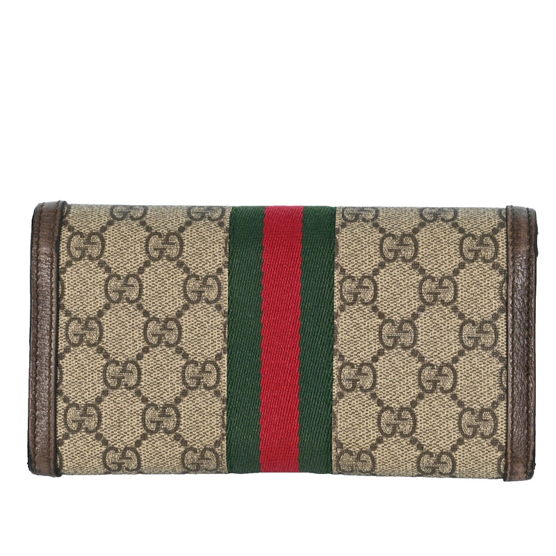 Gucci Ophidia Gg Supreme Leather Sherry