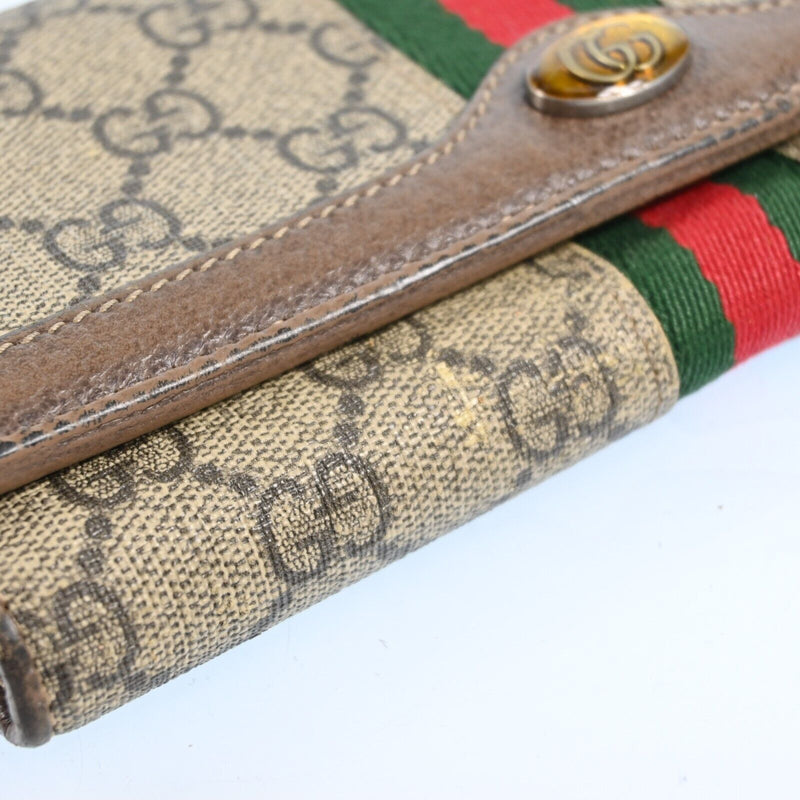 Gucci Ophidia Gg Supreme Leather Sherry