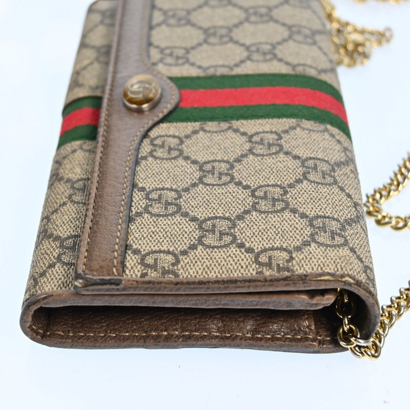 Gucci Ophidia Gg Supreme Leather Sherry