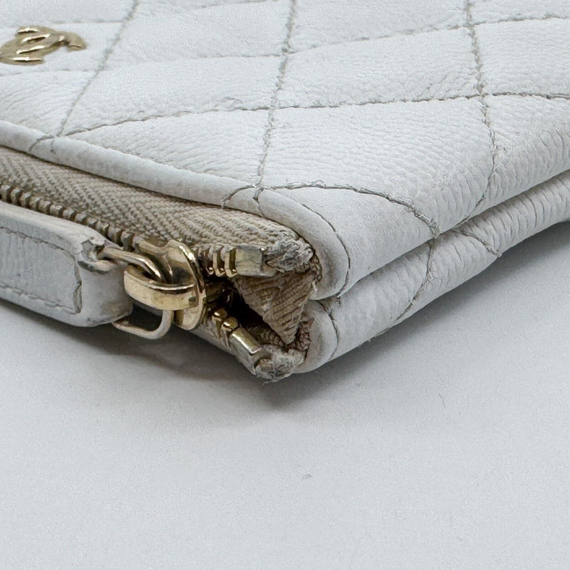 Chanel Matelasse Coin Case Purse Quilted