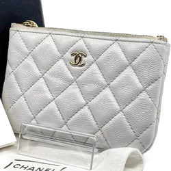 Chanel Matelasse Coin Case Purse Quilted
