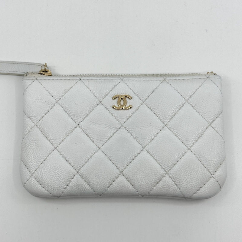 Chanel Matelasse Coin Case Purse Quilted