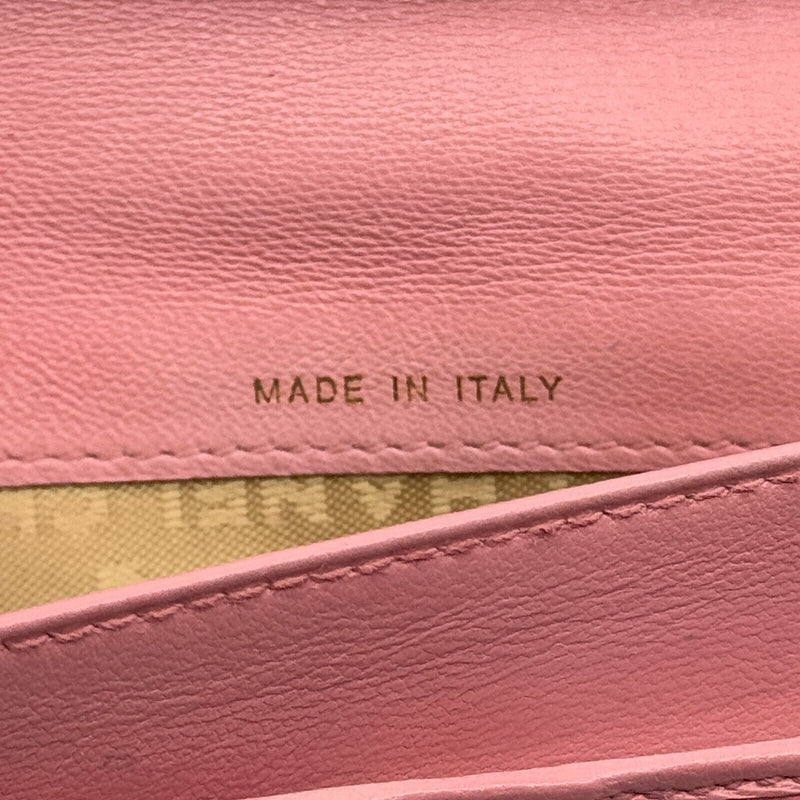 Chanel Bicolore Trifold Long Wallet Pink