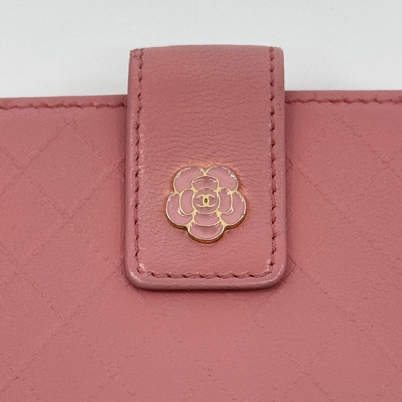 Chanel Bicolore Trifold Long Wallet Pink