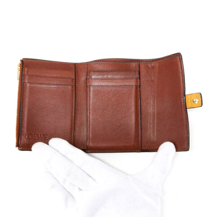Loewe Small Vertical Wallet Grain Calf