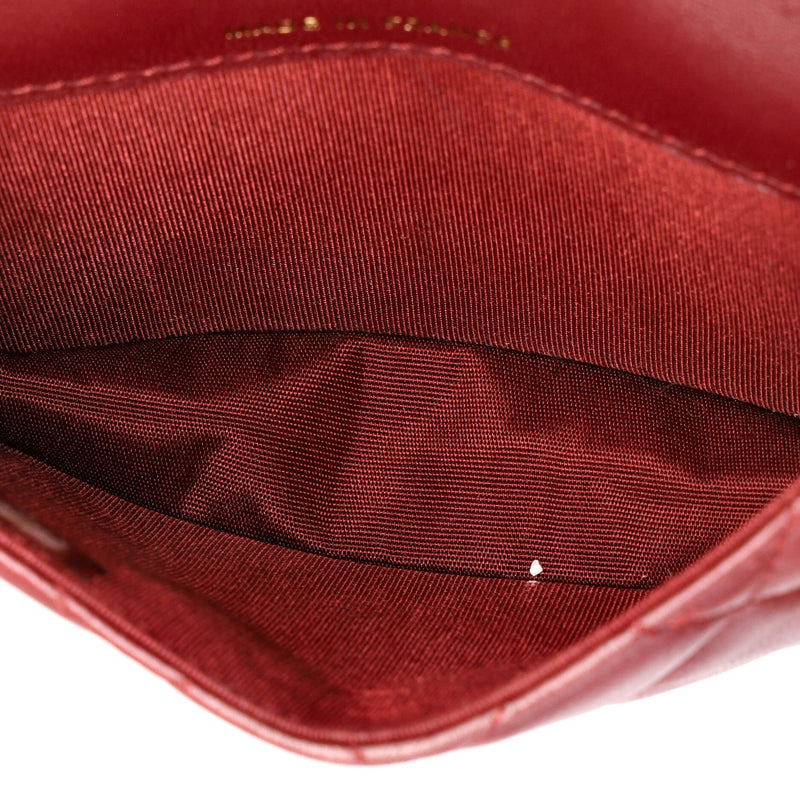 Chanel Top Handle Flap Coin Purse With
