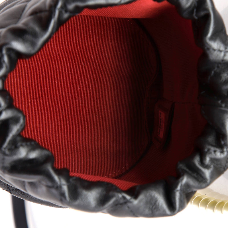 Chanel About Pearls Bucket Bag Quilted