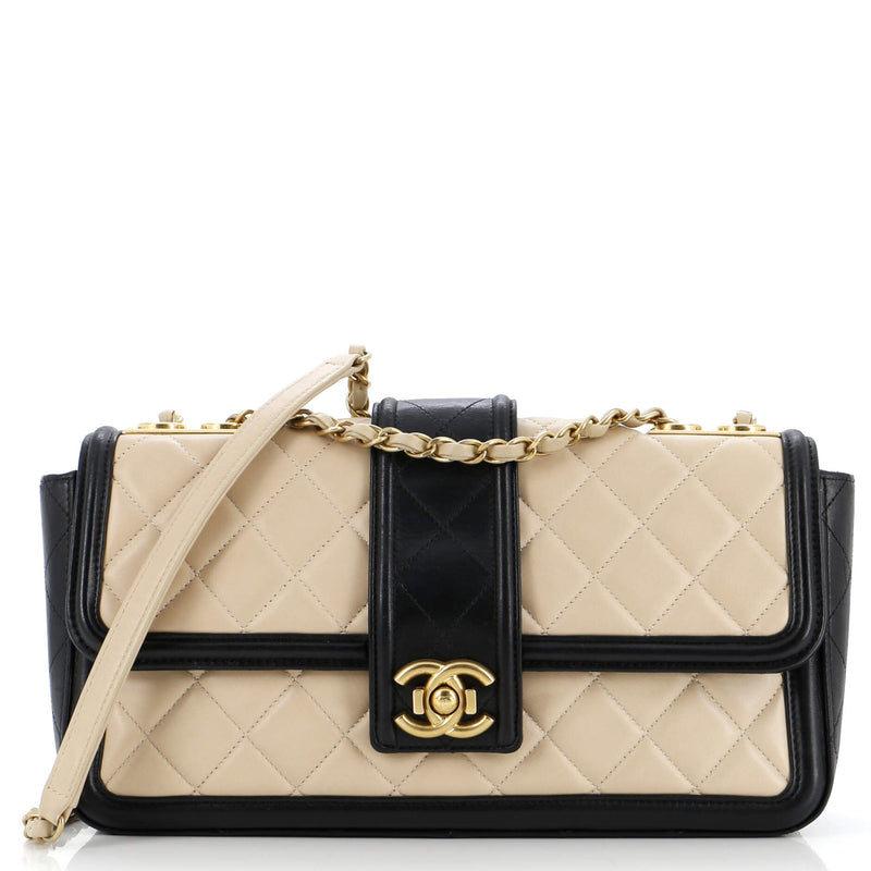 Chanel Elegant Cc Flap Bag Quilted
