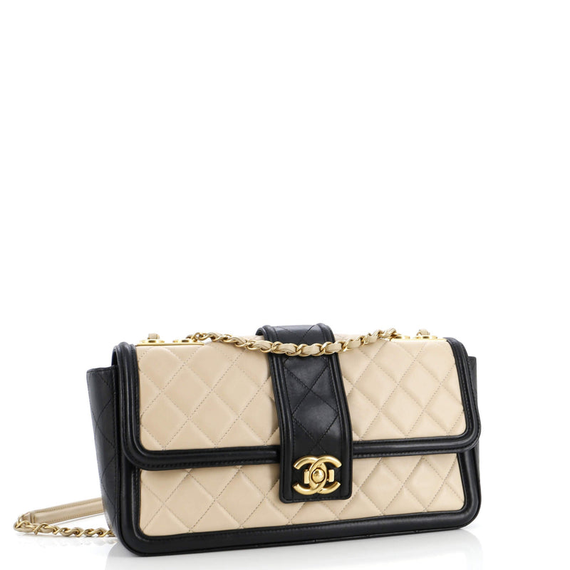 Chanel Elegant Cc Flap Bag Quilted