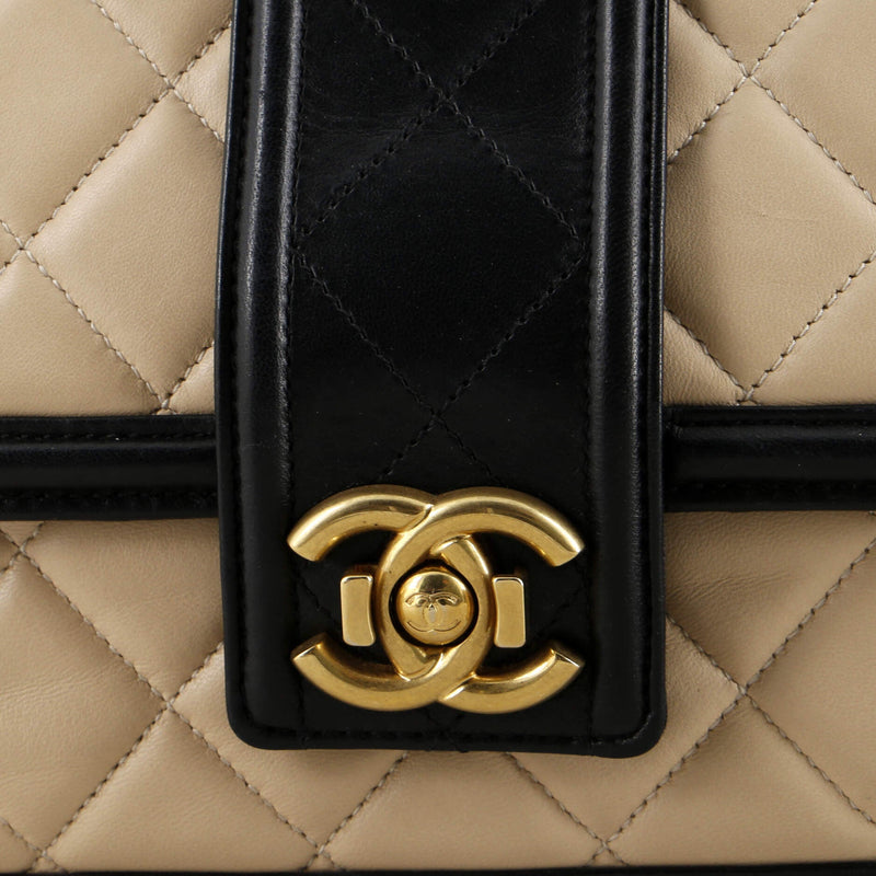 Chanel Elegant Cc Flap Bag Quilted