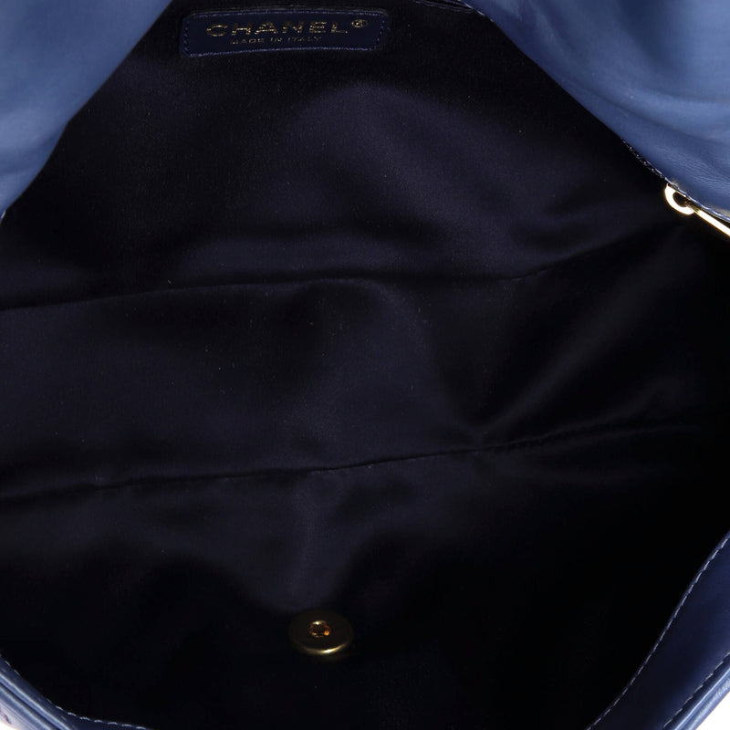 Chanel Medallion Charm Flap Bag Chevron