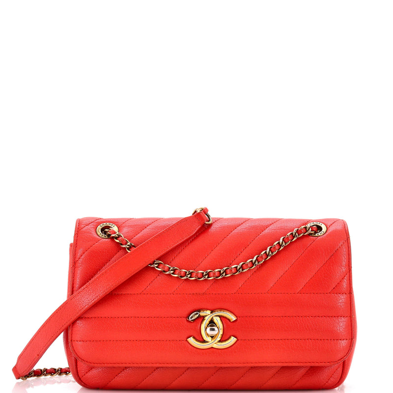 Chanel Cc Flap Bag Diagonal Quilted