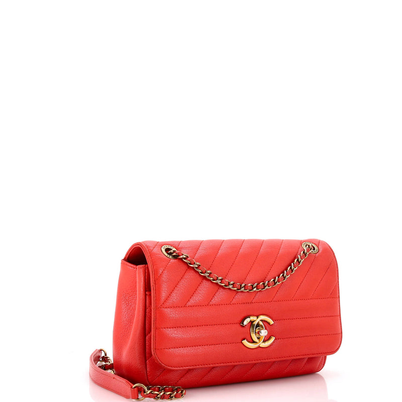 Chanel Cc Flap Bag Diagonal Quilted