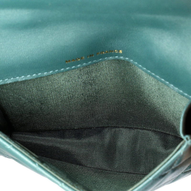 Chanel Top Handle Flap Coin Purse With