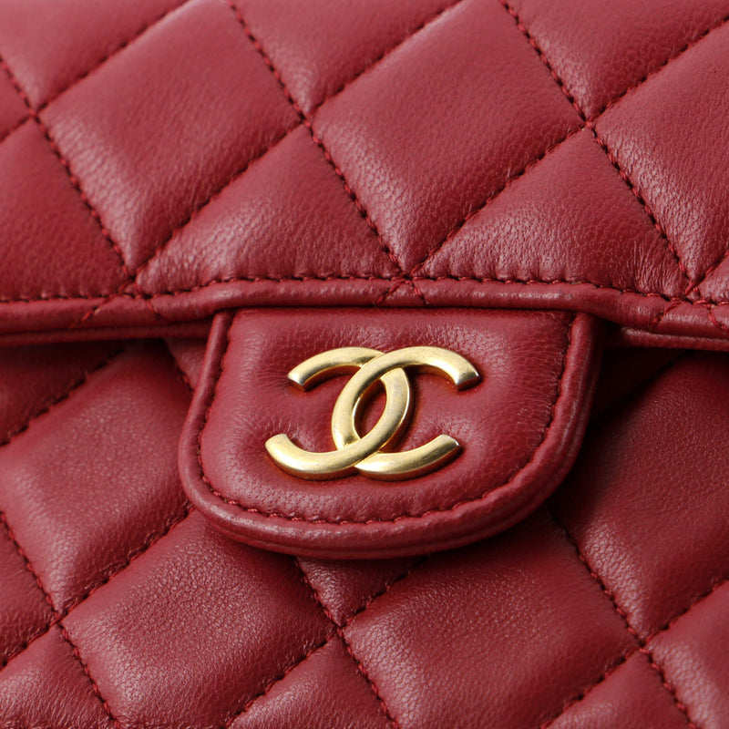Chanel Top Handle Flap Coin Purse With