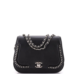 Chanel Braided Chic Flap Bag Calfskin