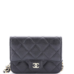 Chanel Classic Flap Clutch With Chain
