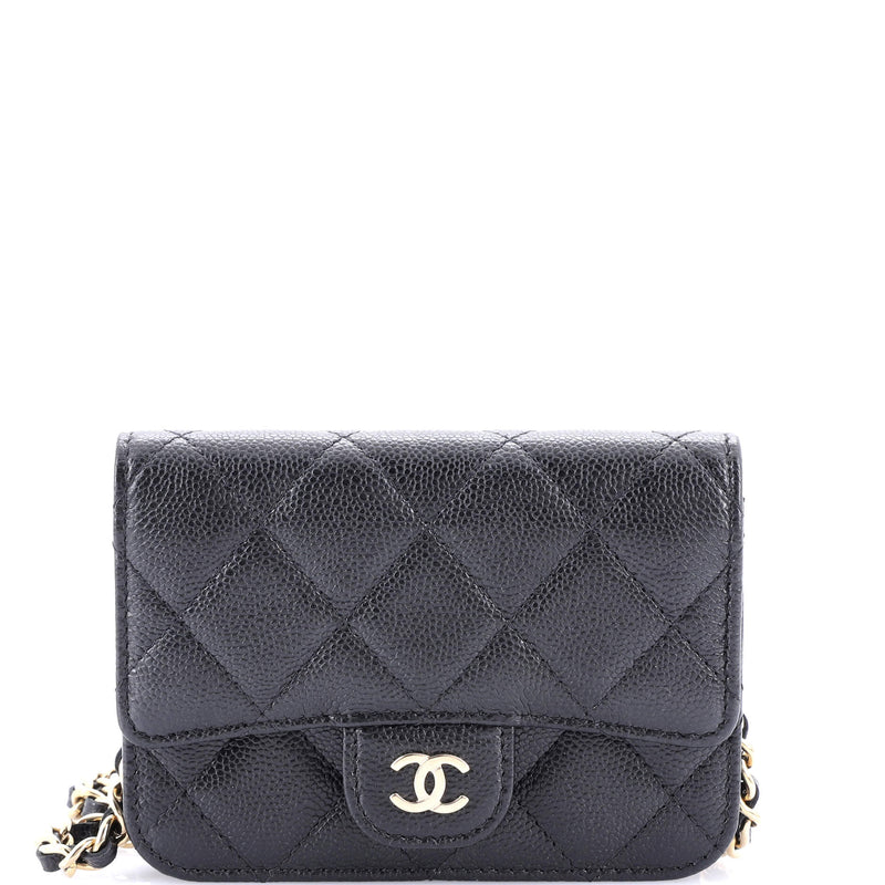 Chanel Classic Flap Clutch With Chain