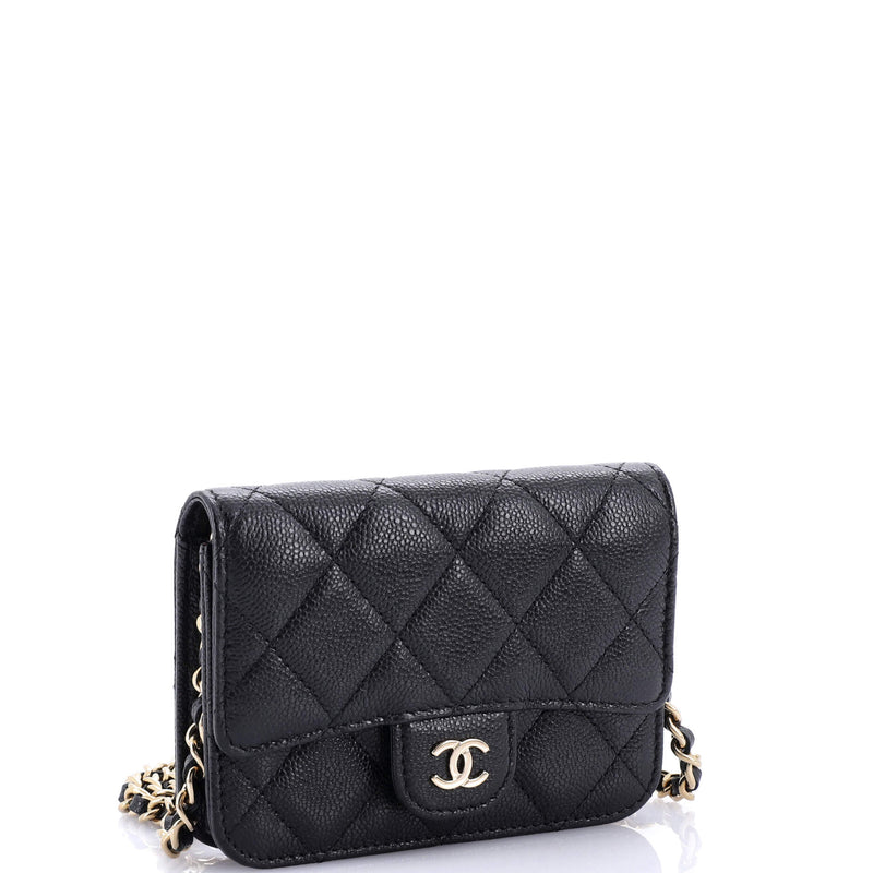 Chanel Classic Flap Clutch With Chain