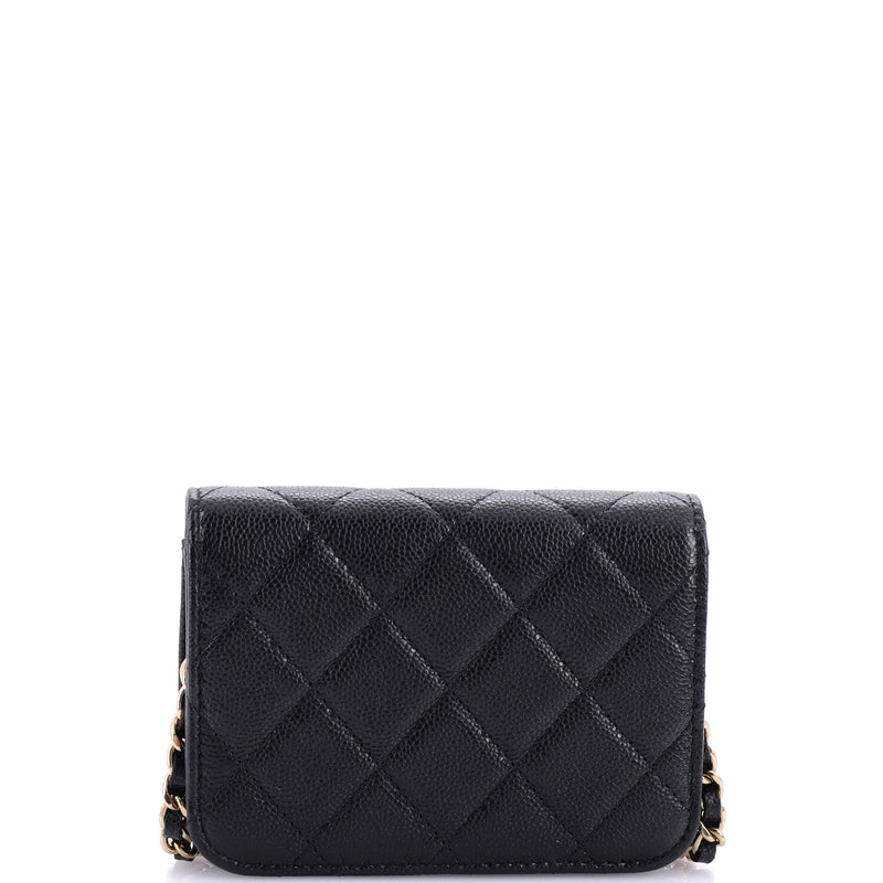 Chanel Classic Flap Clutch With Chain