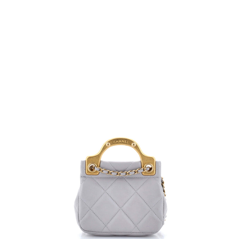 Chanel Lady Handle Flap Card Holder On