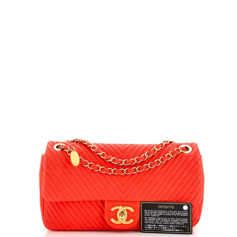 Chanel Medallion Charm Flap Bag Chevron
