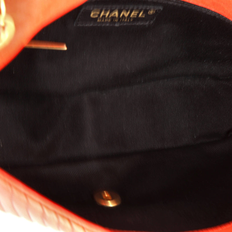 Chanel Medallion Charm Flap Bag Chevron