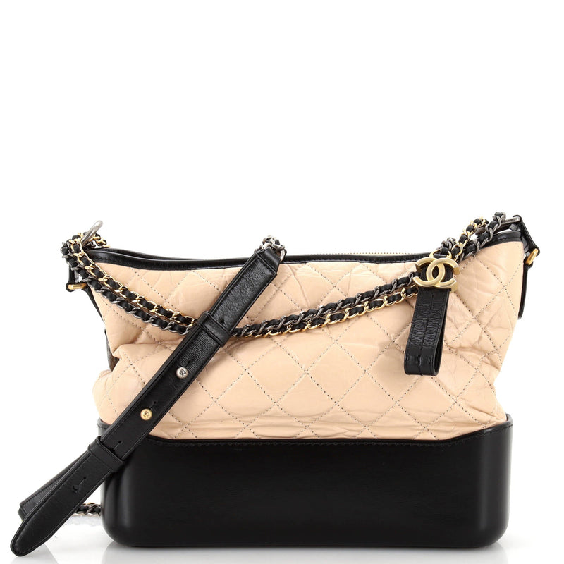 Chanel Gabrielle Hobo Quilted Aged