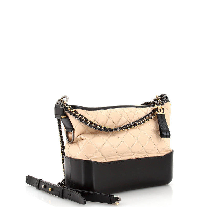 Chanel Gabrielle Hobo Quilted Aged