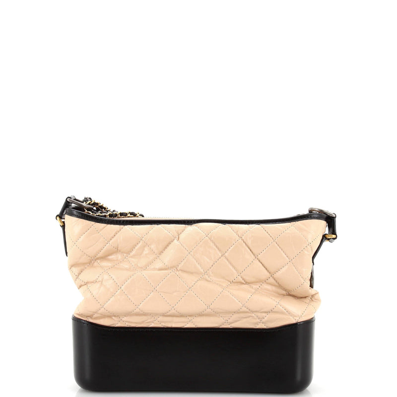 Chanel Gabrielle Hobo Quilted Aged