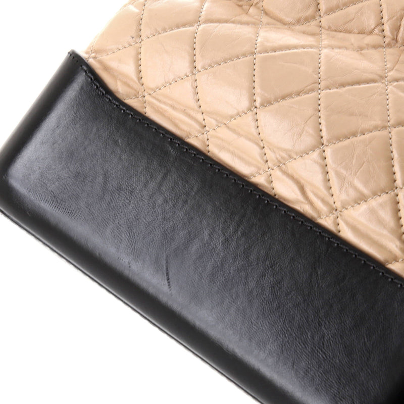 Chanel Gabrielle Hobo Quilted Aged