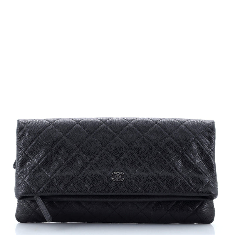 Chanel Beauty Cc Clutch Quilted Caviar