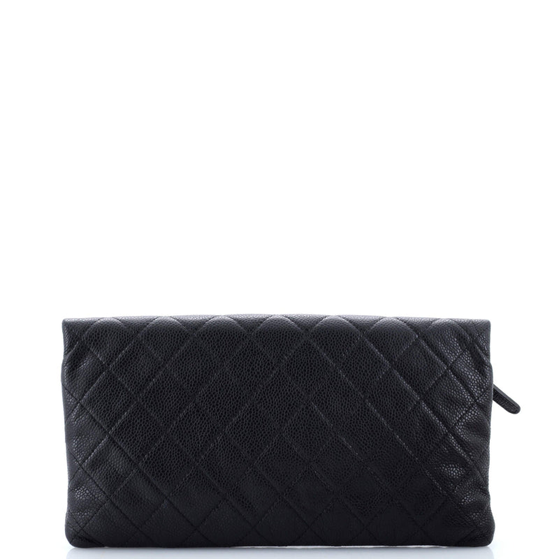 Chanel Beauty Cc Clutch Quilted Caviar