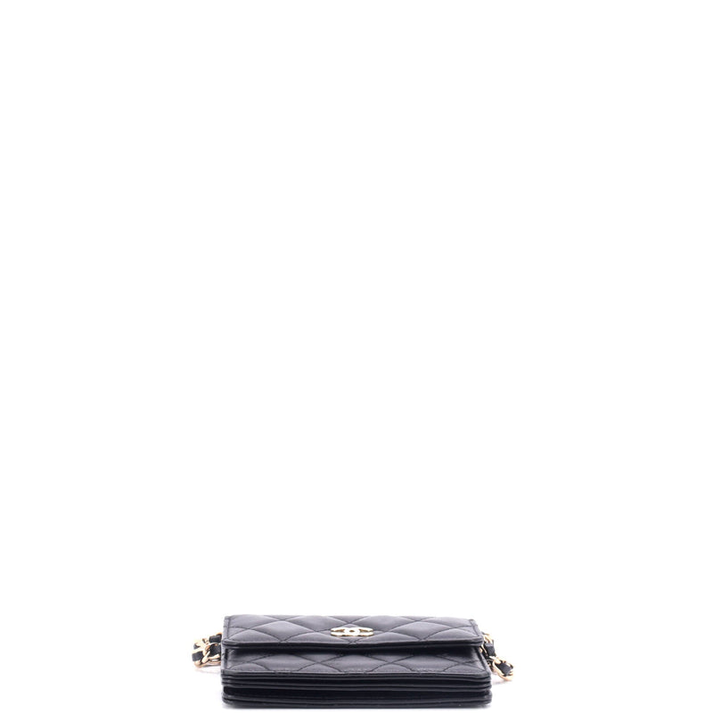 Chanel Camellia Bow Flap Card Holder