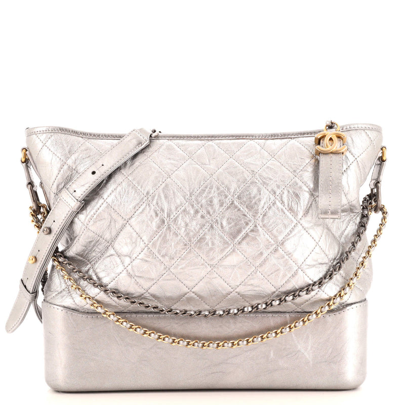 Chanel Gabrielle Hobo Quilted Aged
