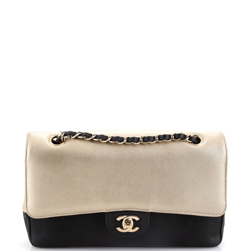 Chanel Bicolor Classic Duo Double Flap