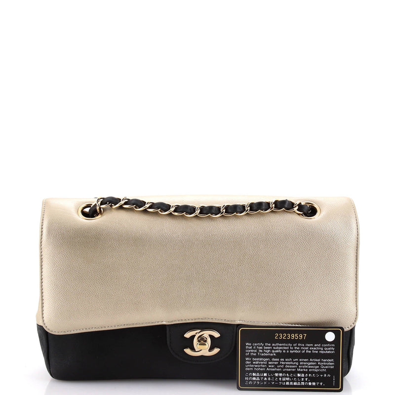 Chanel Bicolor Classic Duo Double Flap