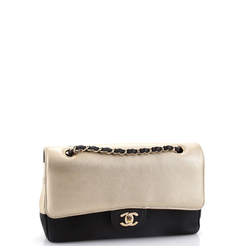 Chanel Bicolor Classic Duo Double Flap