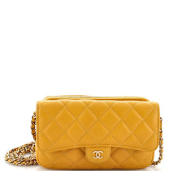 Chanel Classic Flap Phone Holder With
