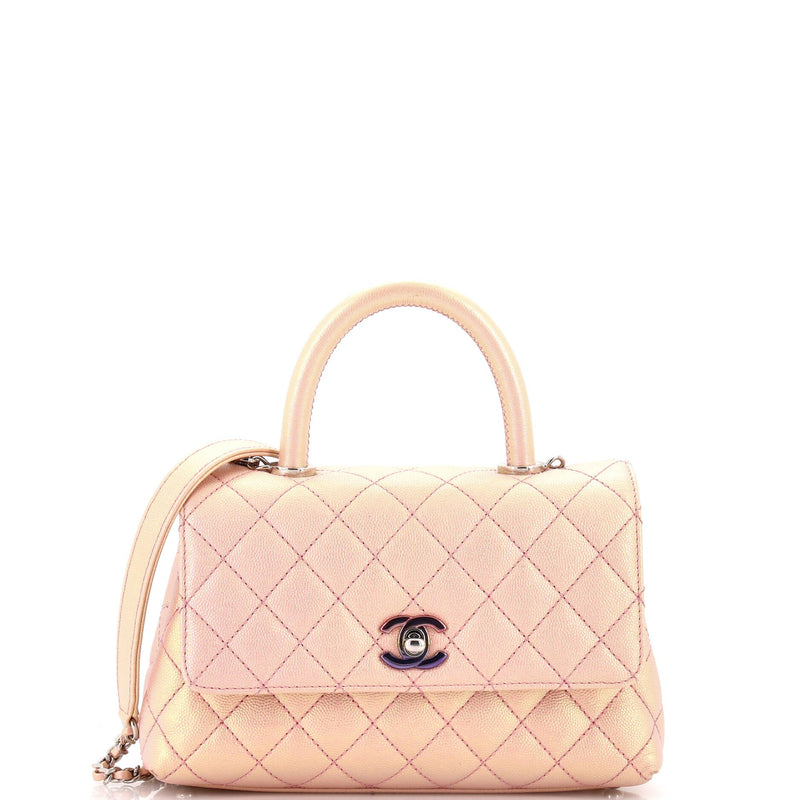 Chanel Coco Top Handle Bag Quilted