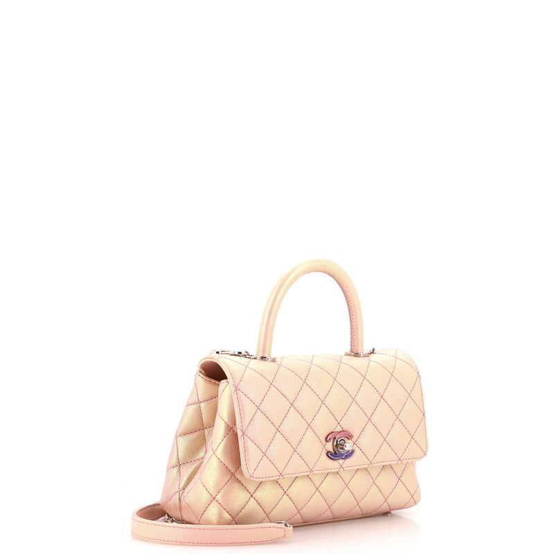 Chanel Coco Top Handle Bag Quilted