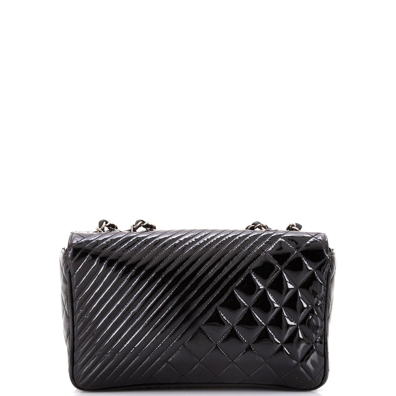 Chanel Coco Boy Flap Bag Quilted Patent