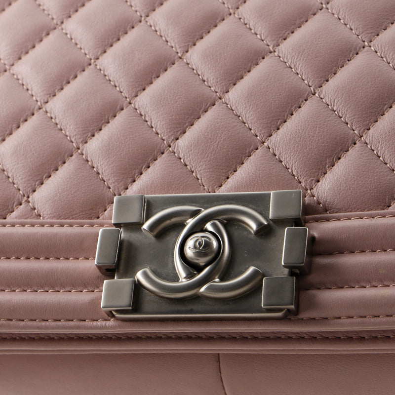 Chanel Boy Flap Bag Quilted Lambskin New